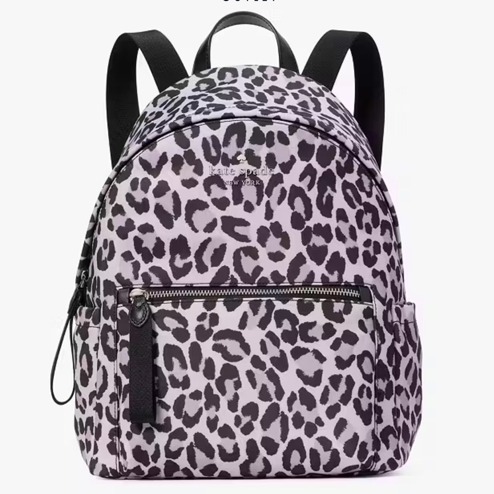 Kate Spade Chelsea Spotted Leopard Medium Backpack
Violet Mist
NWT - Picture 5 of 16